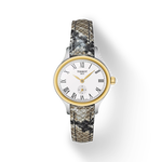Front view of the watch Tissot Bella Ora Piccola with shadow