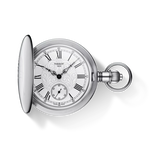 Vorderansicht der Uhr Tissot Savonnette Mechanical mit Schatten