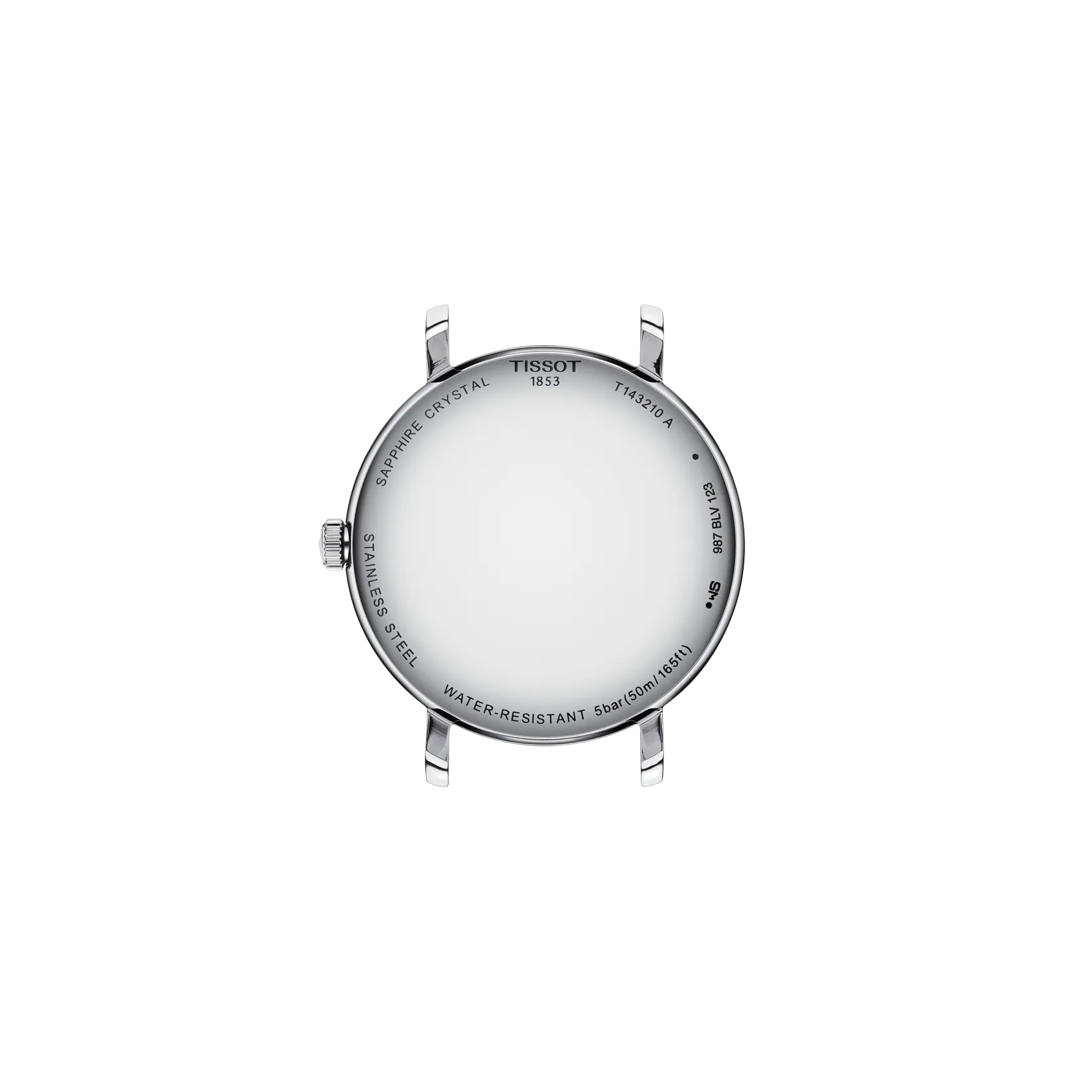 시계 케이스 뒷면 보기 티쏘 에브리타임 34mm