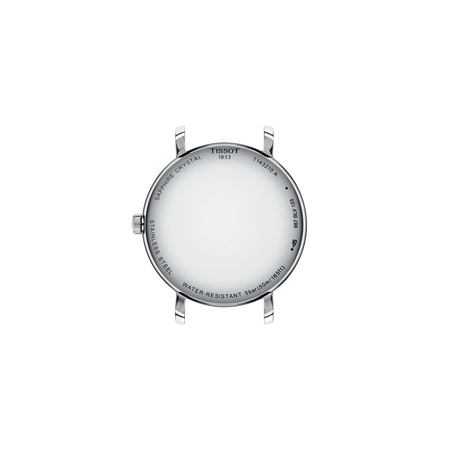 Achteraanzicht van de horlogekast Tissot Everytime 34mm
