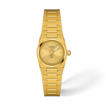 Front view of the watch Tissot PRX 25mm with shadow