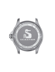 Back view of the watch case Tissot Seastar 1000 40mm