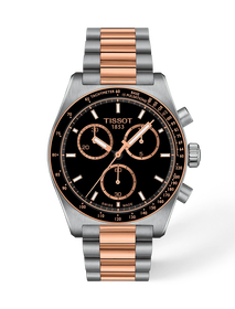 Front view of the watch Tissot PR516 40mm with shadow