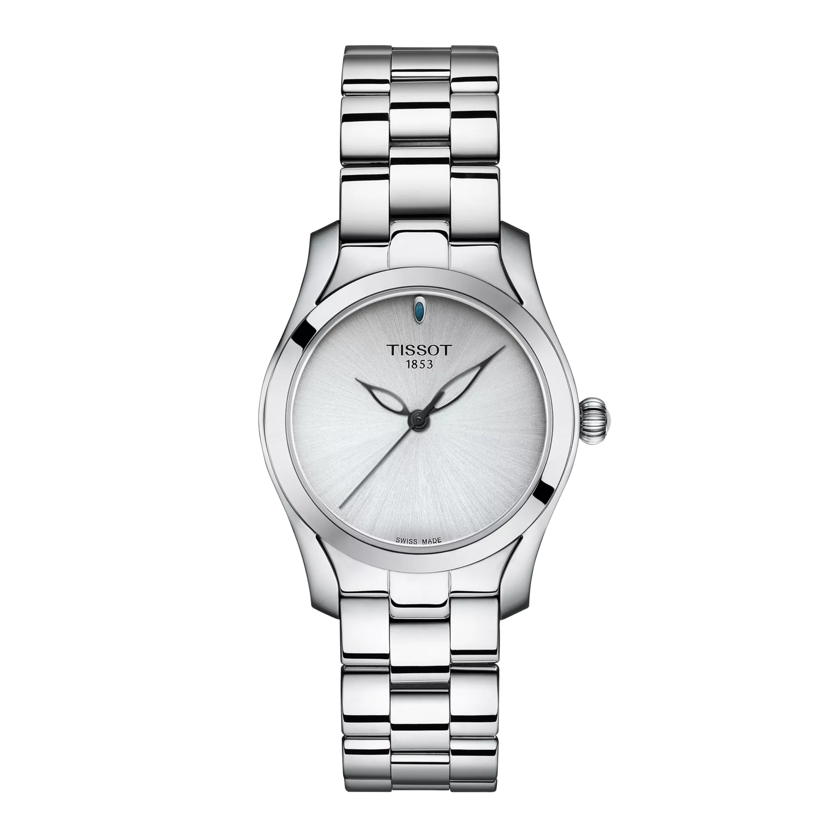 Front view of the watch Tissot T-Wave