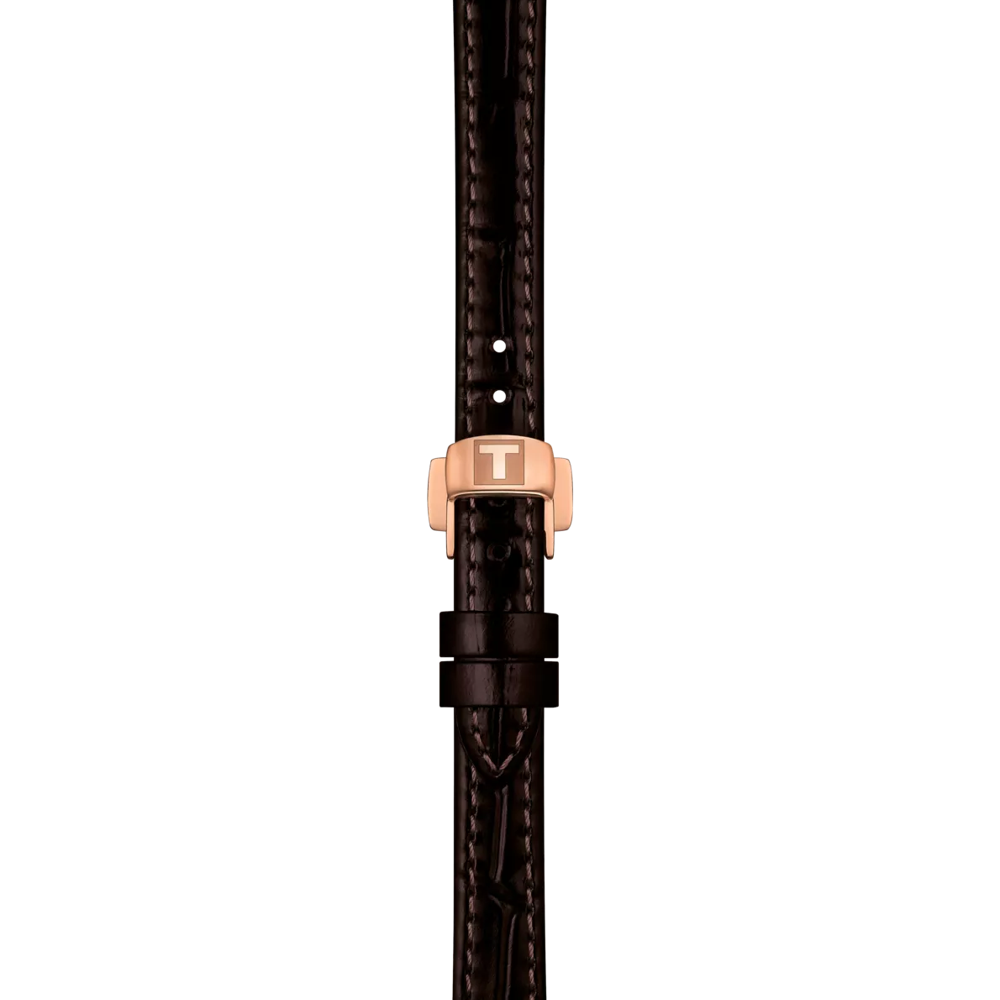 Zoom on the strap of the watch Tissot Bellissima 26mm