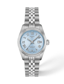 Front view of the watch Tissot Ballade 30mm with shadow