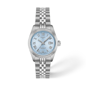 Front view of the watch Tissot Ballade 30mm with shadow