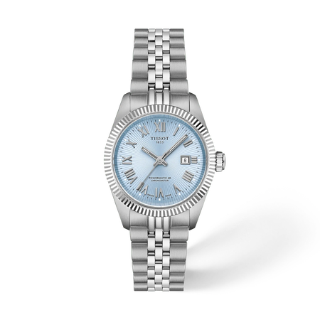 Front view of the watch Tissot Ballade 30mm with shadow