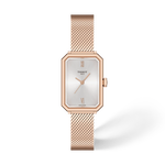 Front view of the watch Tissot SRV 30mm with shadow