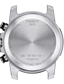 Back view of the watch case Tissot Supersport Chrono