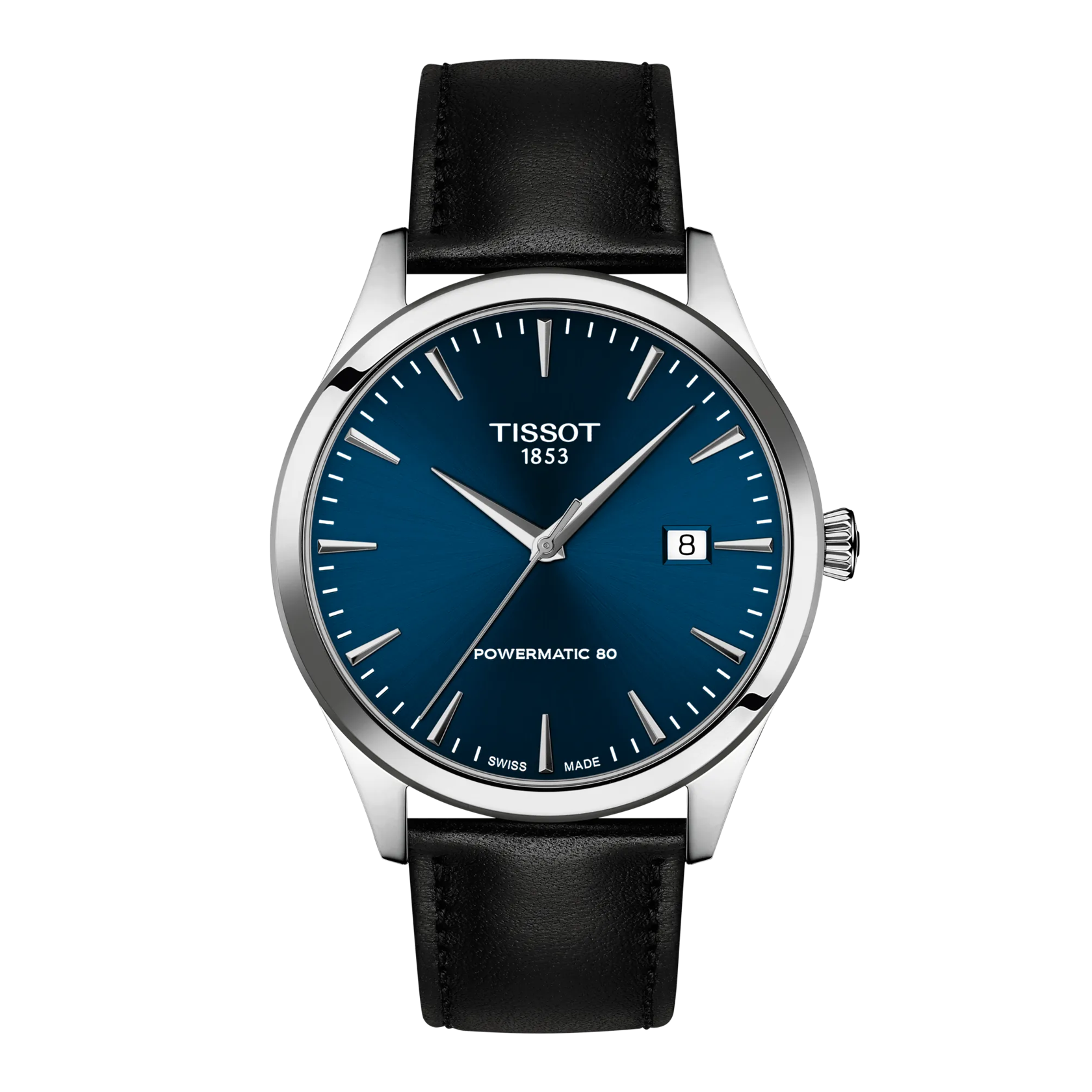 Vue de face de la montre Tissot Classic Dream 40mm