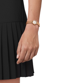 Simulation of the watch Tissot Lovely Round 19.5mm on a wrist