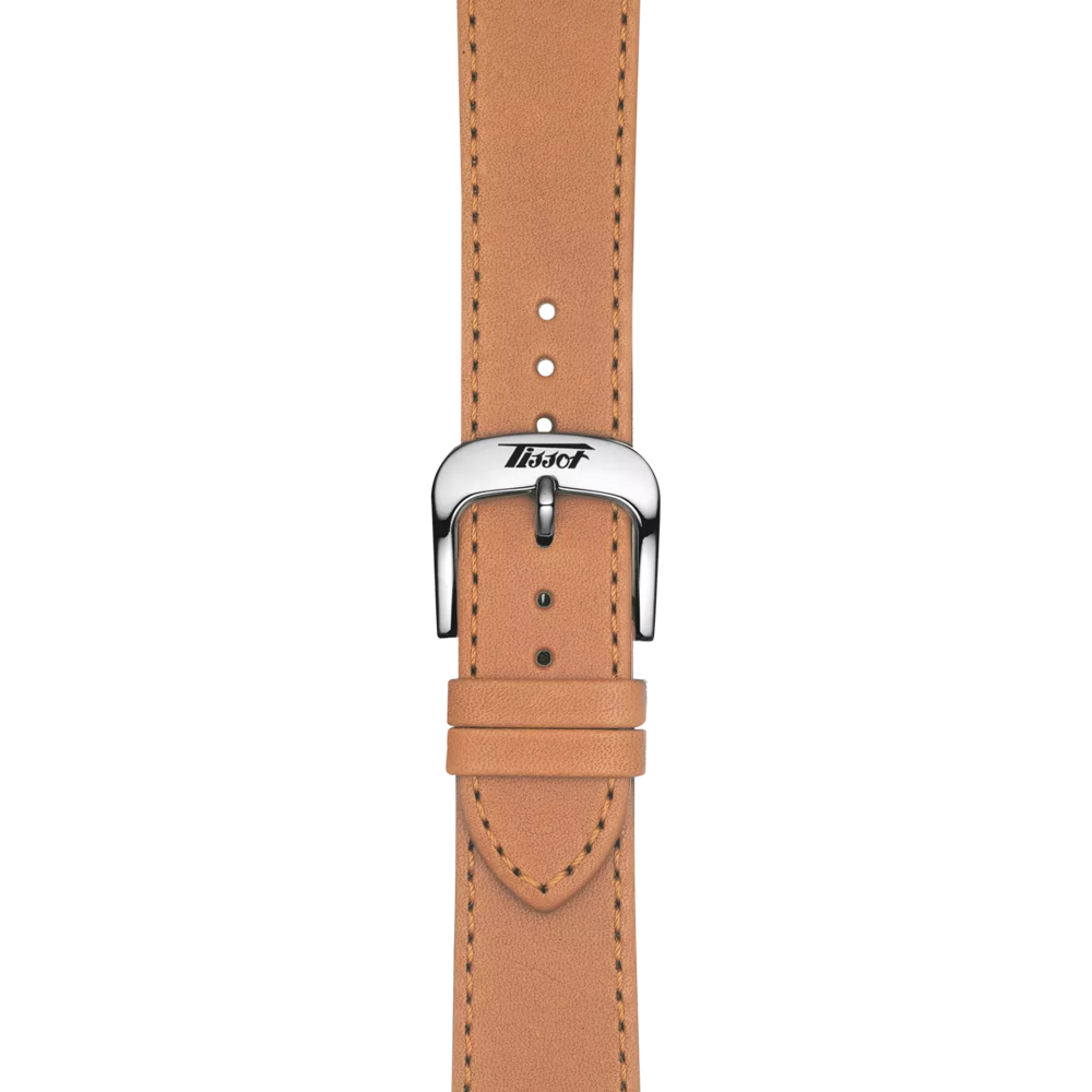 การซูมที่สายข้อมือของนาฬิกา Tissot Heritage Visodate