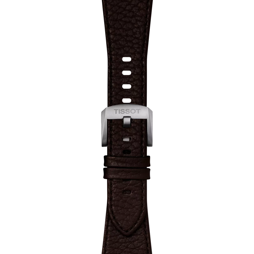 Zoom on Tissot PRX 40mm Kahverengi Deri Kayış