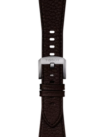 Zoom on Tissot Official Brown PRX 40mm Leather Strap