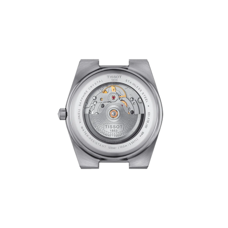Back view of the watch case Tissot PRX 40mm