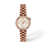 Front view of the watch Tissot Desir 28mm with shadow