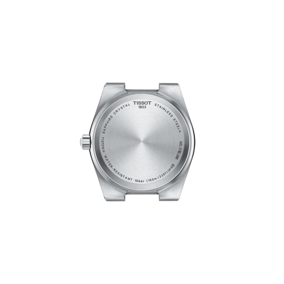 Back view of the watch case Tissot PRX 35mm