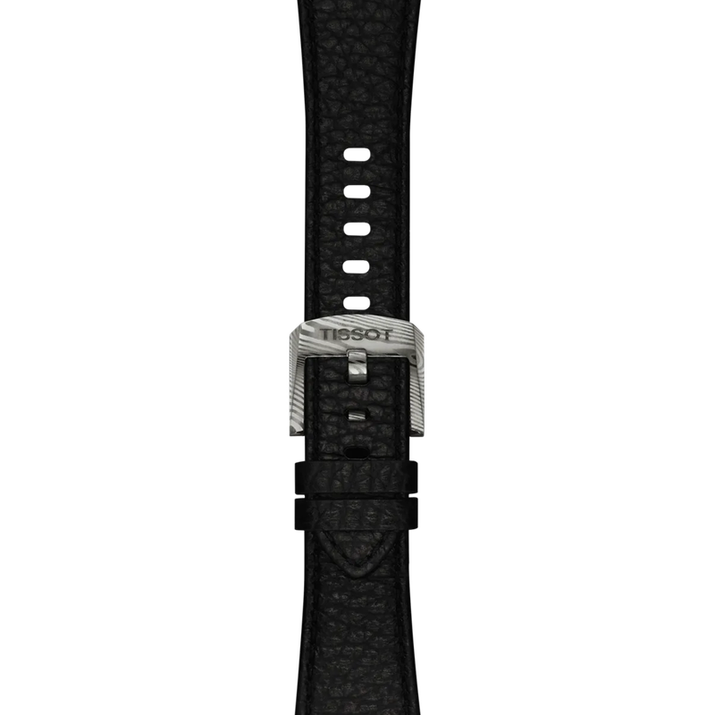 Zoom sur le bracelet de la montre Tissot PRX Acier Damas 38mm