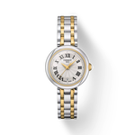 Vista frontal del reloj Tissot Bellissima Small lady con sombra