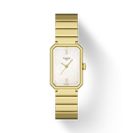 Front view of the watch Tissot SRV 30mm with shadow