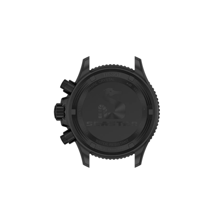Back view of the watch case Tissot Seastar 1000 38mm