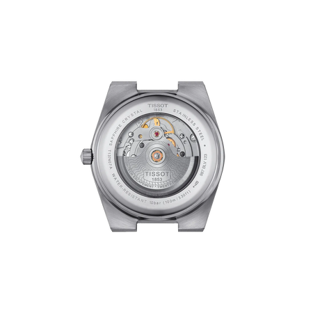 Back view of the watch case Tissot PRX 40mm