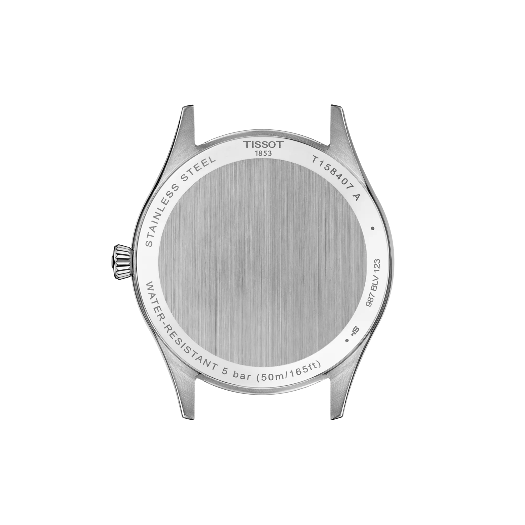 Back view of the watch case Tissot Classic Dream 40mm