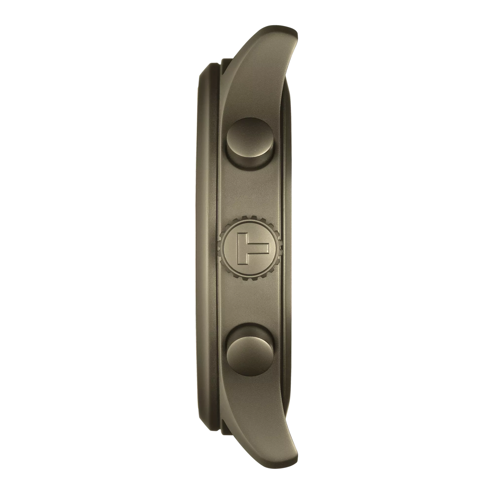 Profile view of the watch case Tissot Chrono XL