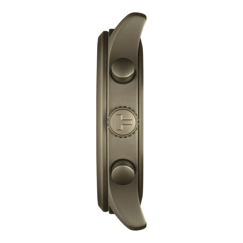 Profile view of the watch case Tissot Chrono XL