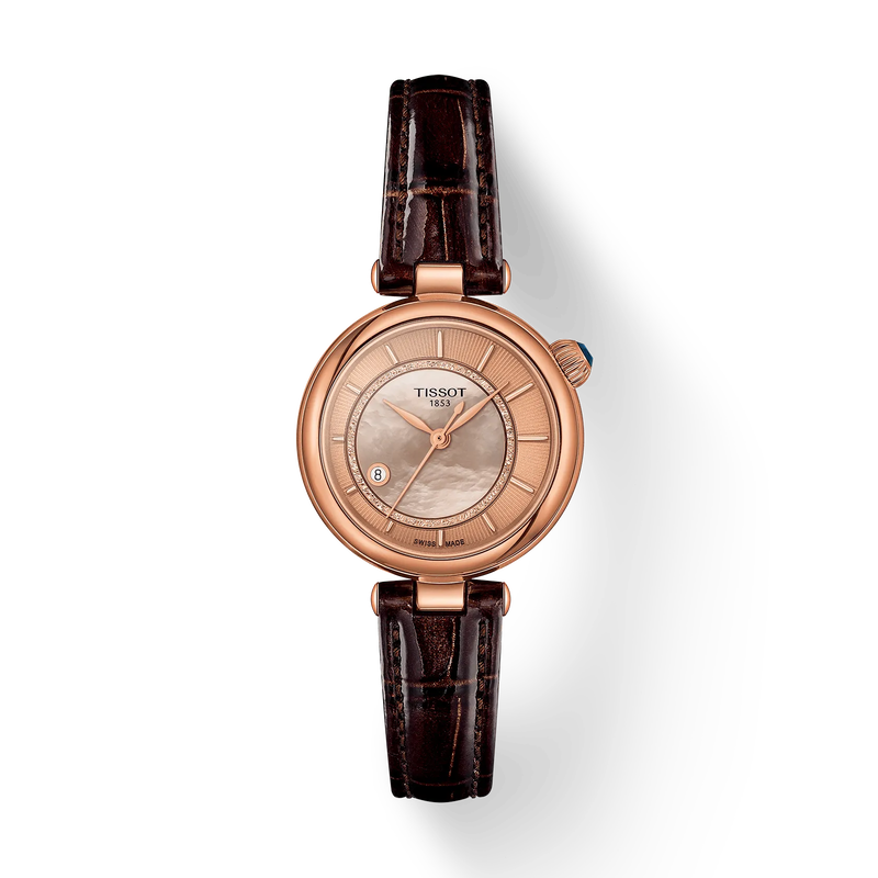 TISSOT デジール 28mm の正面図・影あり