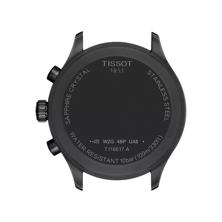 Back view of the watch case Tissot Chrono XL