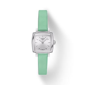 Front view of the watch Tissot Lovely Summer set with shadow
