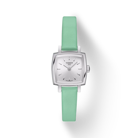 Front view of the watch Tissot Lovely Summer set with shadow