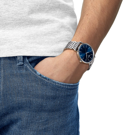 การจำลองนาฬิกา Tissot Everytime 40mm บนข้อมือ