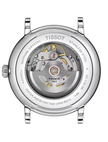 Back view of the watch case Tissot Carson Premium 40mm