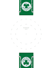 Focus on the lugs of Tissot Official Green Leather Strap Lugs 22 mm