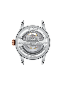 Back view of the watch case Tissot Le Locle Open Heart 39.3mm
