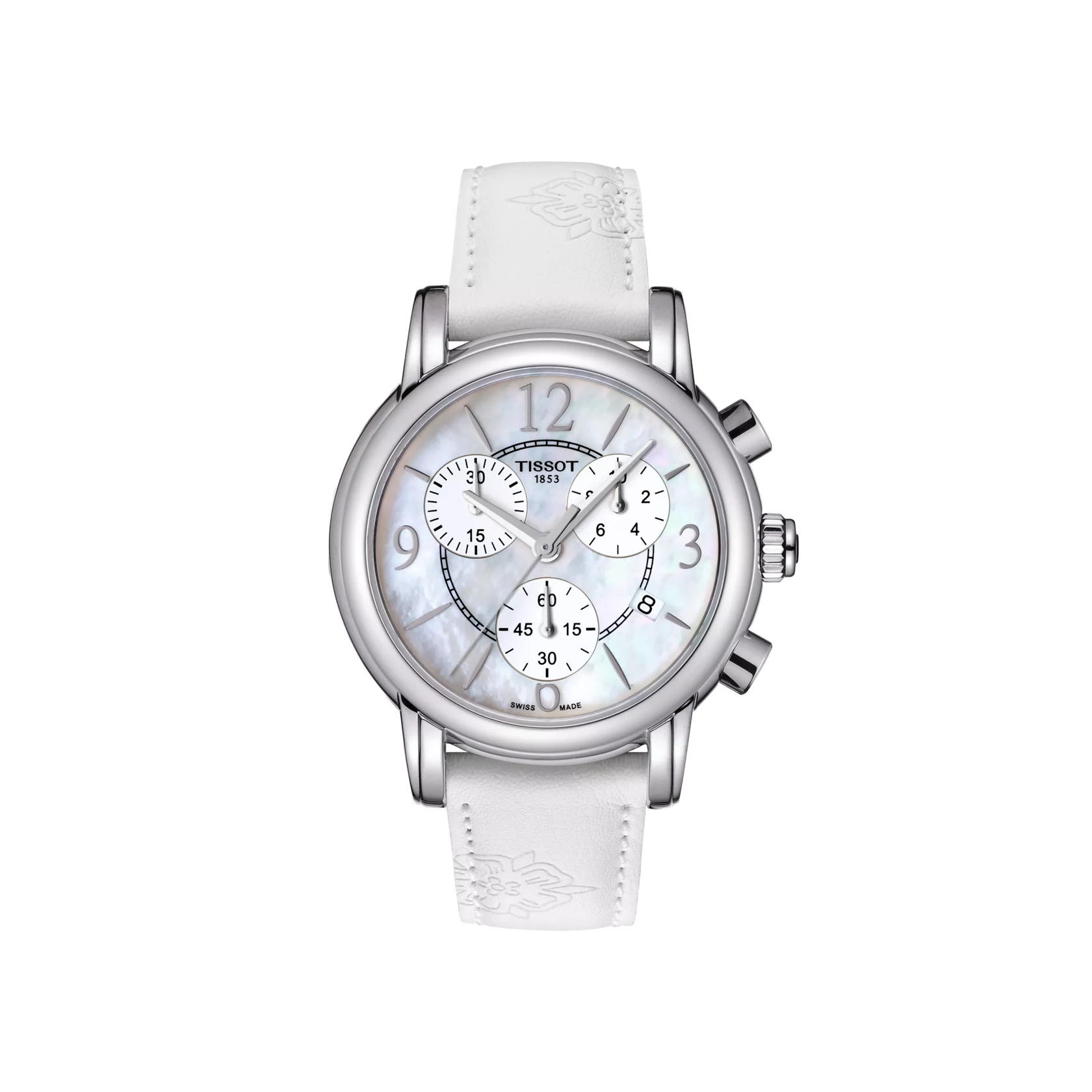 Vorderansicht der Uhr Tissot Dressport