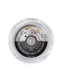 Back view of the watch case Tissot Couturier Powermatic 80