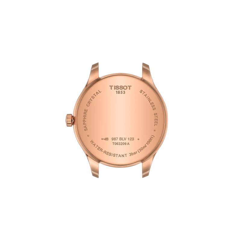 Back view of the watch case Tissot Tradition 5.5 Lady (31.00)