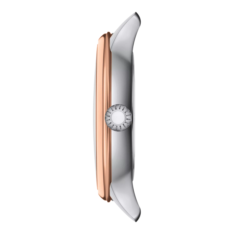 Profile view of the watch case Tissot Odaci-T