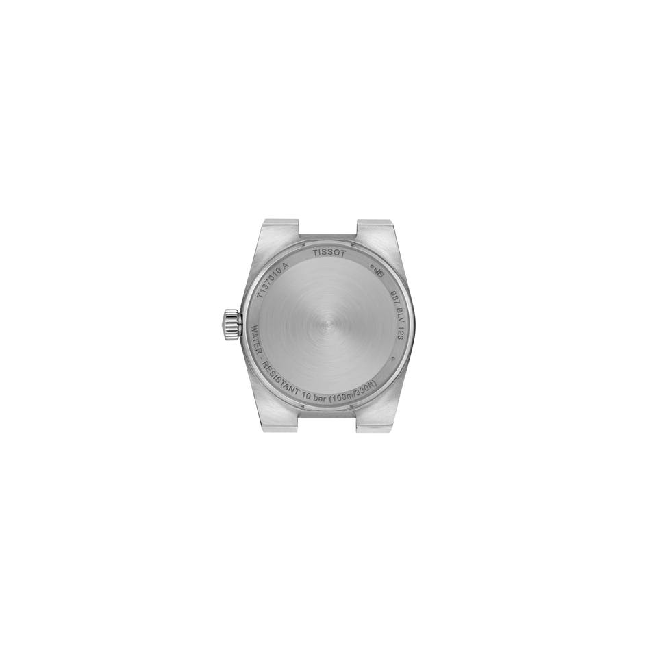 Back view of the watch case Tissot PRX 25mm