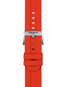 Zoom sobre Correa de silicona roja Tissot oficial asas  22 mm