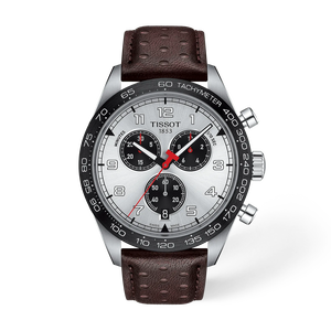 Front view of the watch 天梭PRS516系列45mm with shadow