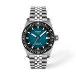 มุมมองด้านหน้าของนาฬิกา Tissot PR516 38mm พร้อมเงา