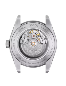 Back view of the watch case Tissot Gentleman Powermatic 80 Silicium