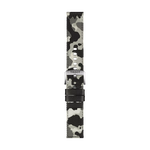 Front view of Originele kaki textielen Tissot-band, aanzet 22mm