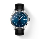 Vue de face de la montre Tissot Classic Dream 40mm avec ombre