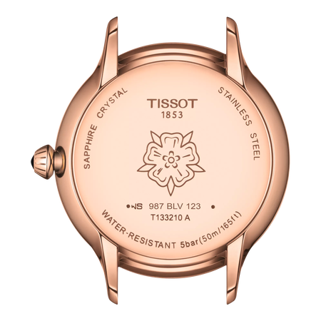 Back view of the watch case Tissot Odaci-T